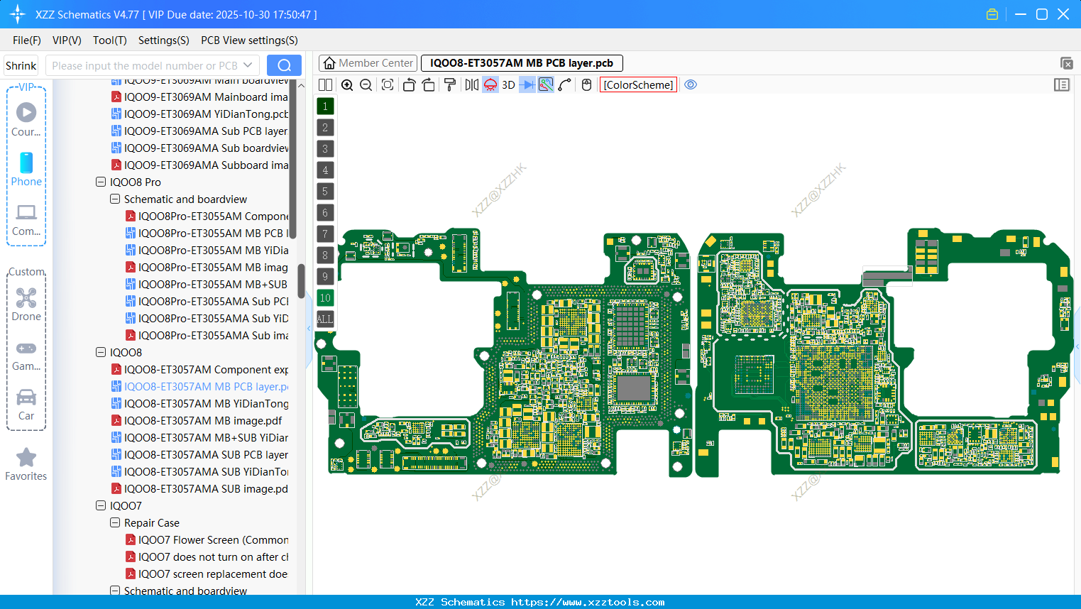 VIVO IQOO8-ET3057AM MB PCB Layer